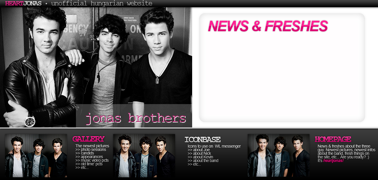 Heart Jonas #1 Unofficial Hungarian Website
